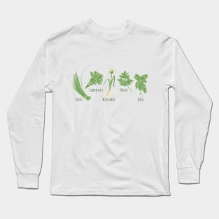 Kitchen Herbs Long Sleeve T-Shirt